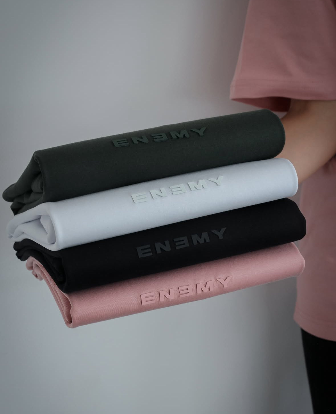 Basics Enemy Logo Pink T-shirt