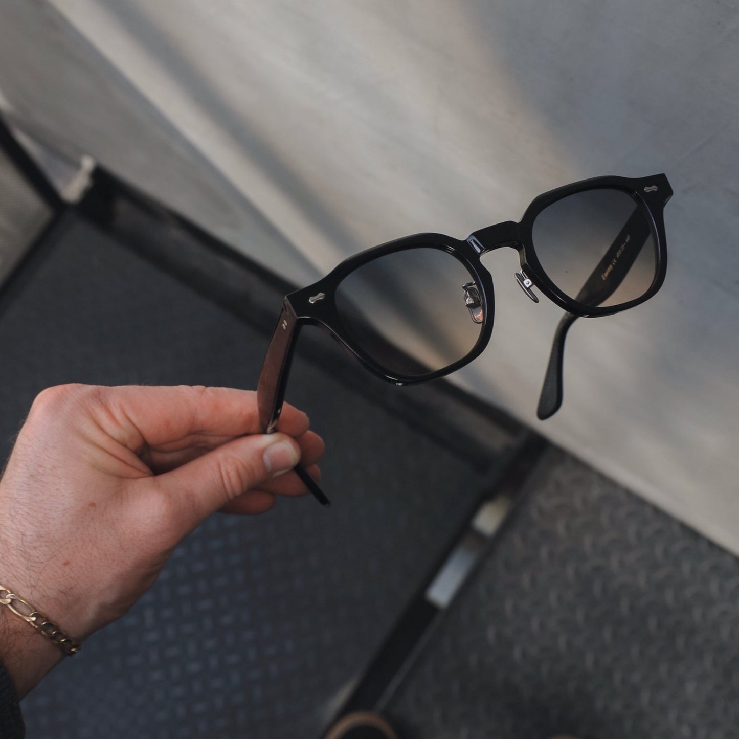 Durham Black Sunglasses