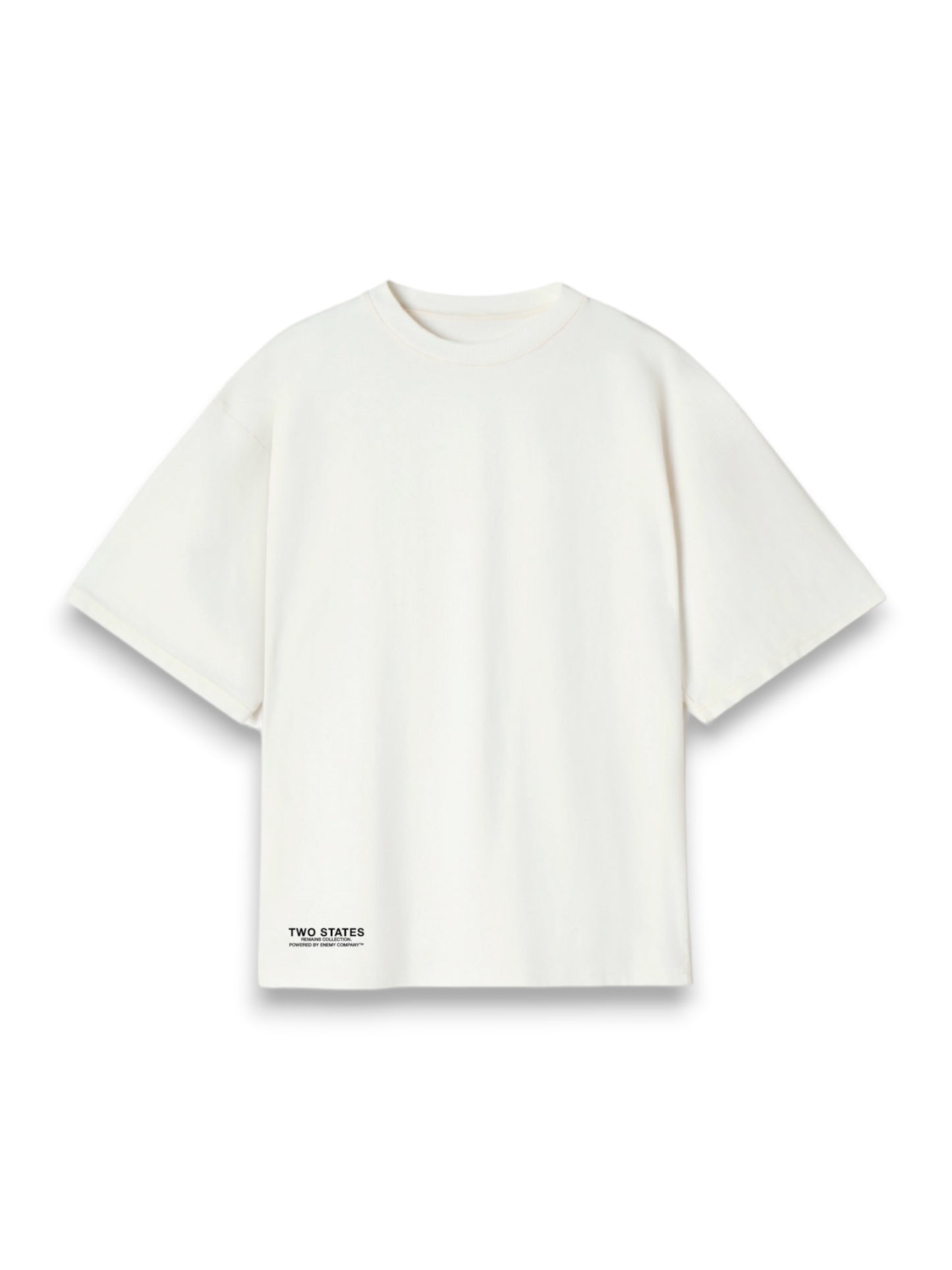 Two States White Oversized T-shirt
