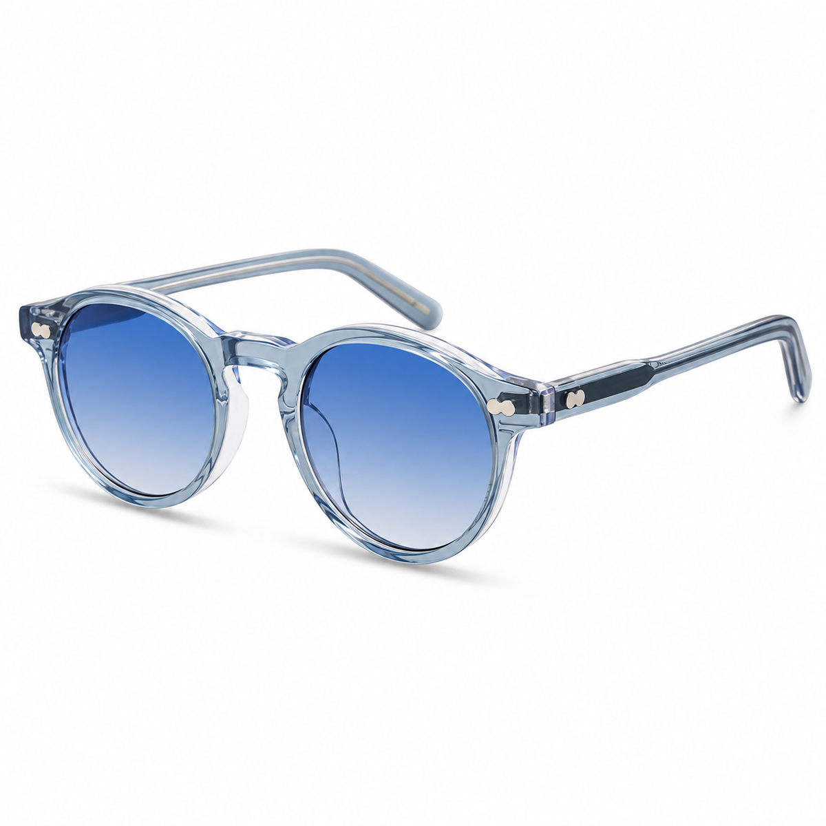 Havana Clear Blue Sunglasses