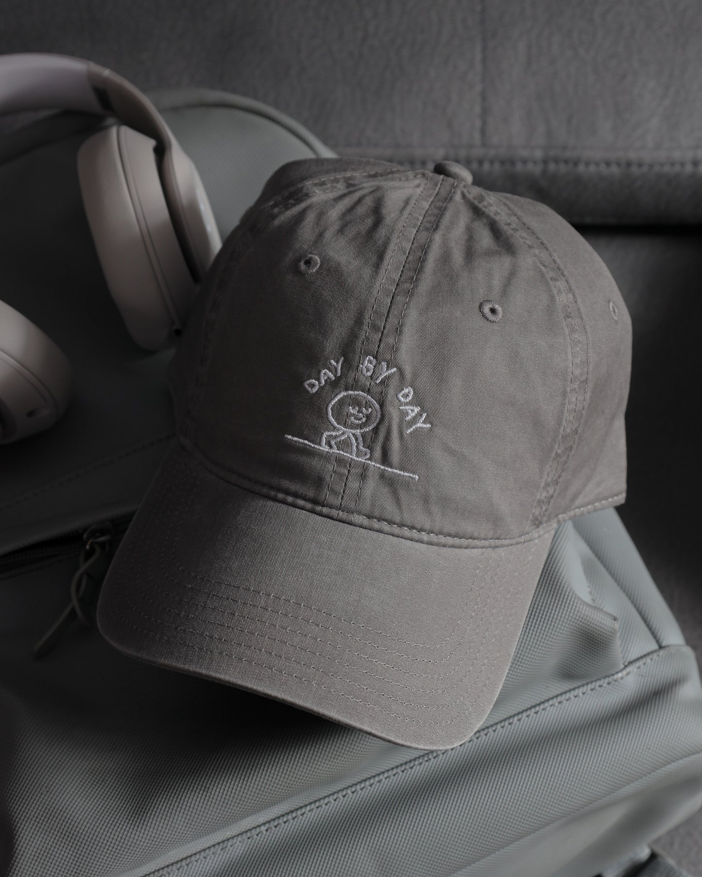 'Day by Day' Faded Gray Dad Cap