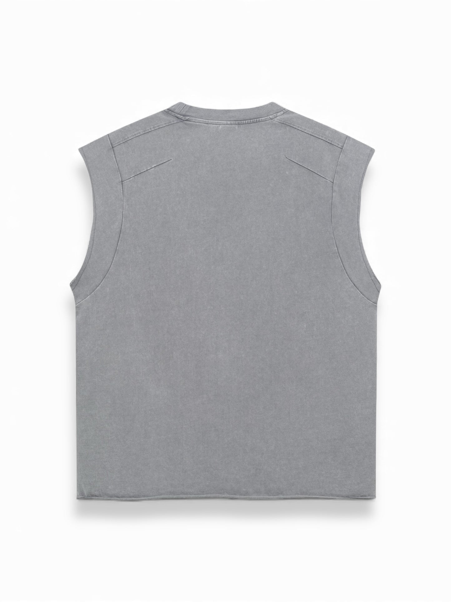 Washed Light Gray Tank