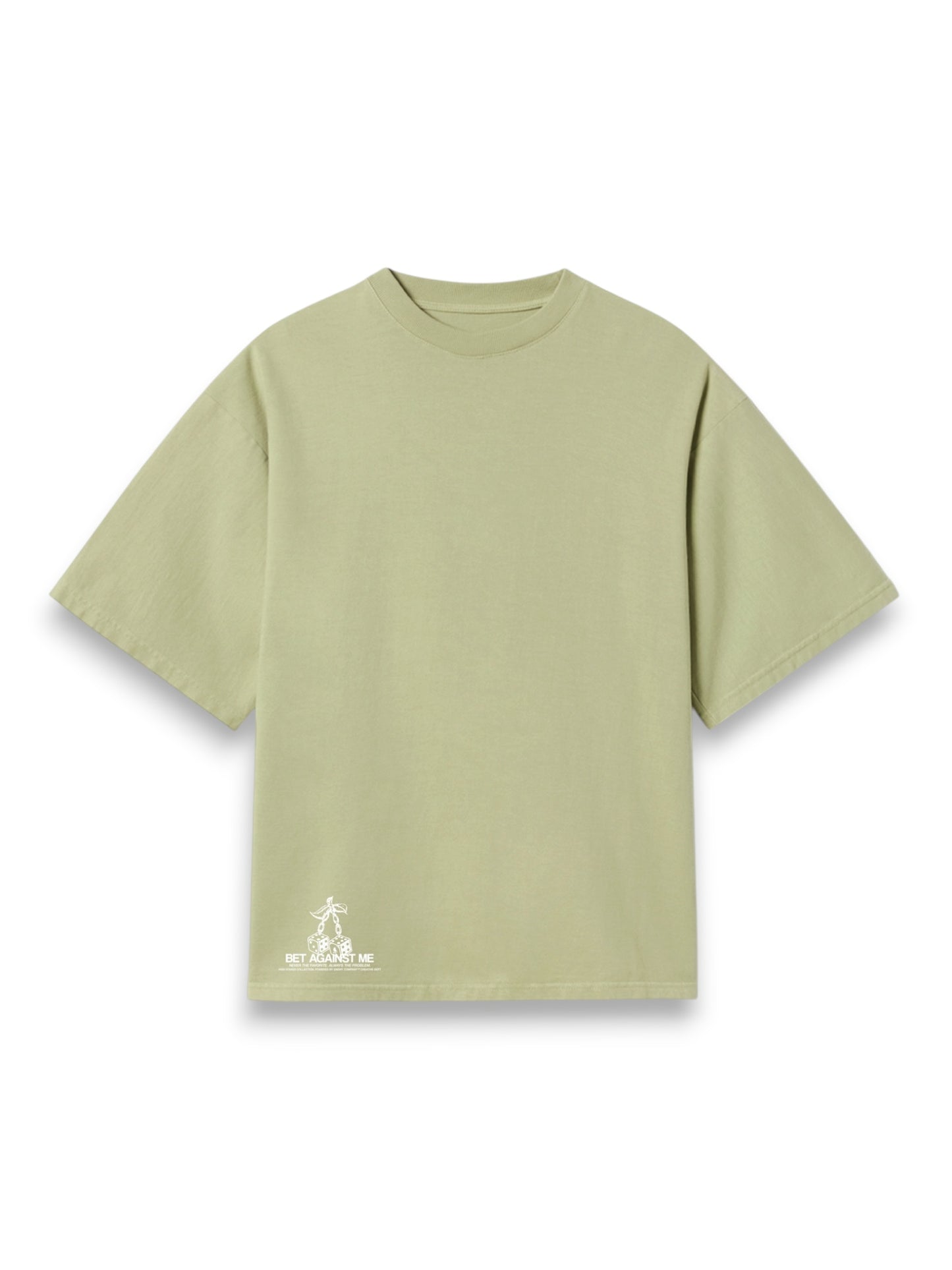 High Risk Light Green Boxy Tshirt