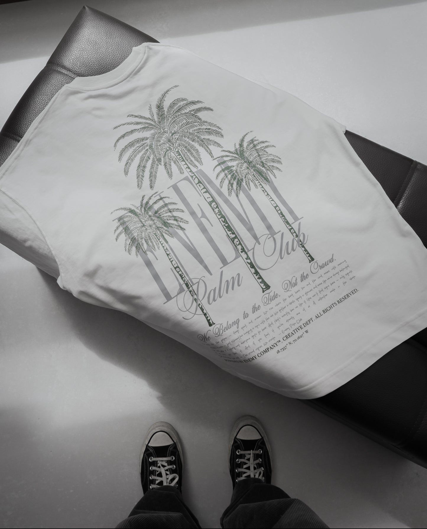 Enemy Palm Club White T-shirt