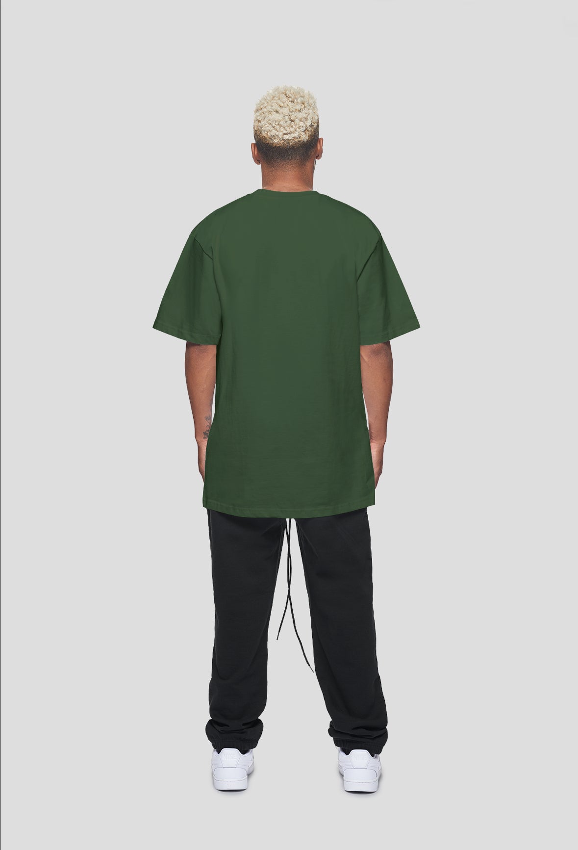 Basics Enemy Logo Olive Green T-shirt