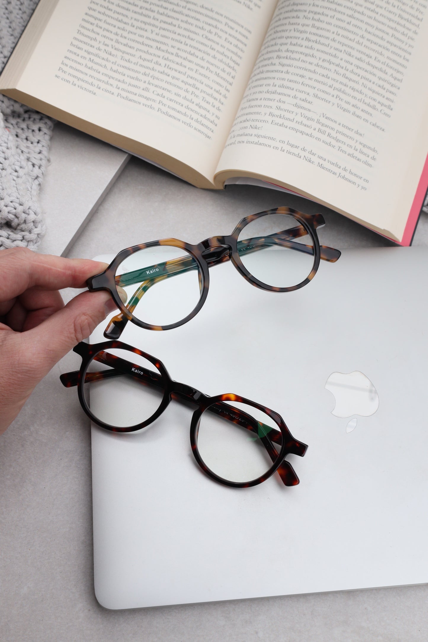 Kairo Tortoise Red Screen Glasses