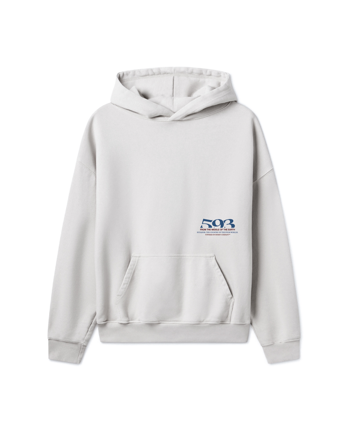 593 Light Gray Hoodie