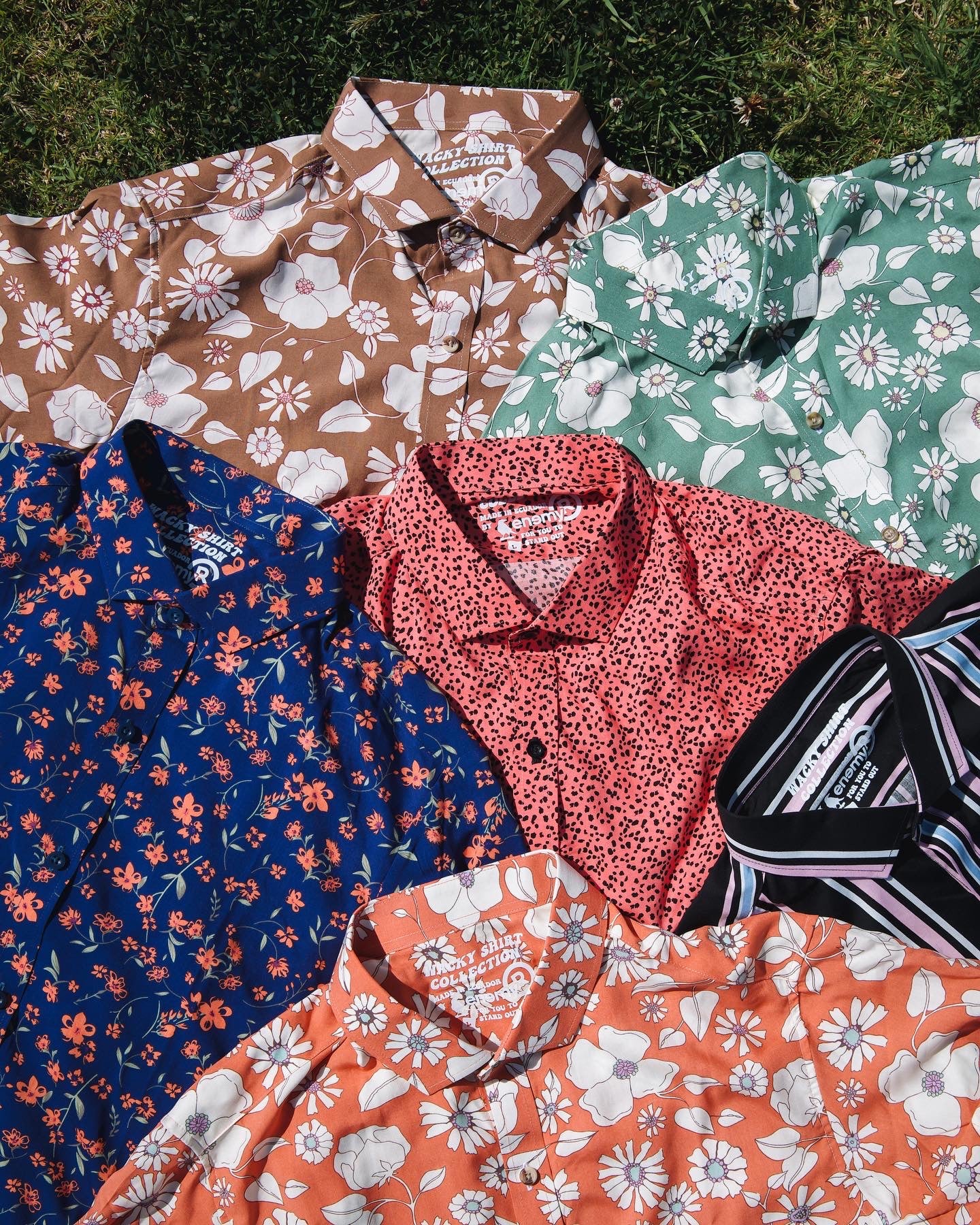 Floral Brown Button Up Shirt