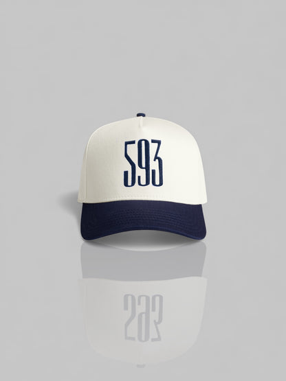 593 Two Tone Blue Cap