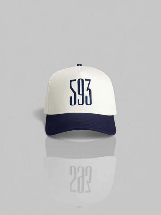 593 Two Tone Blue Cap