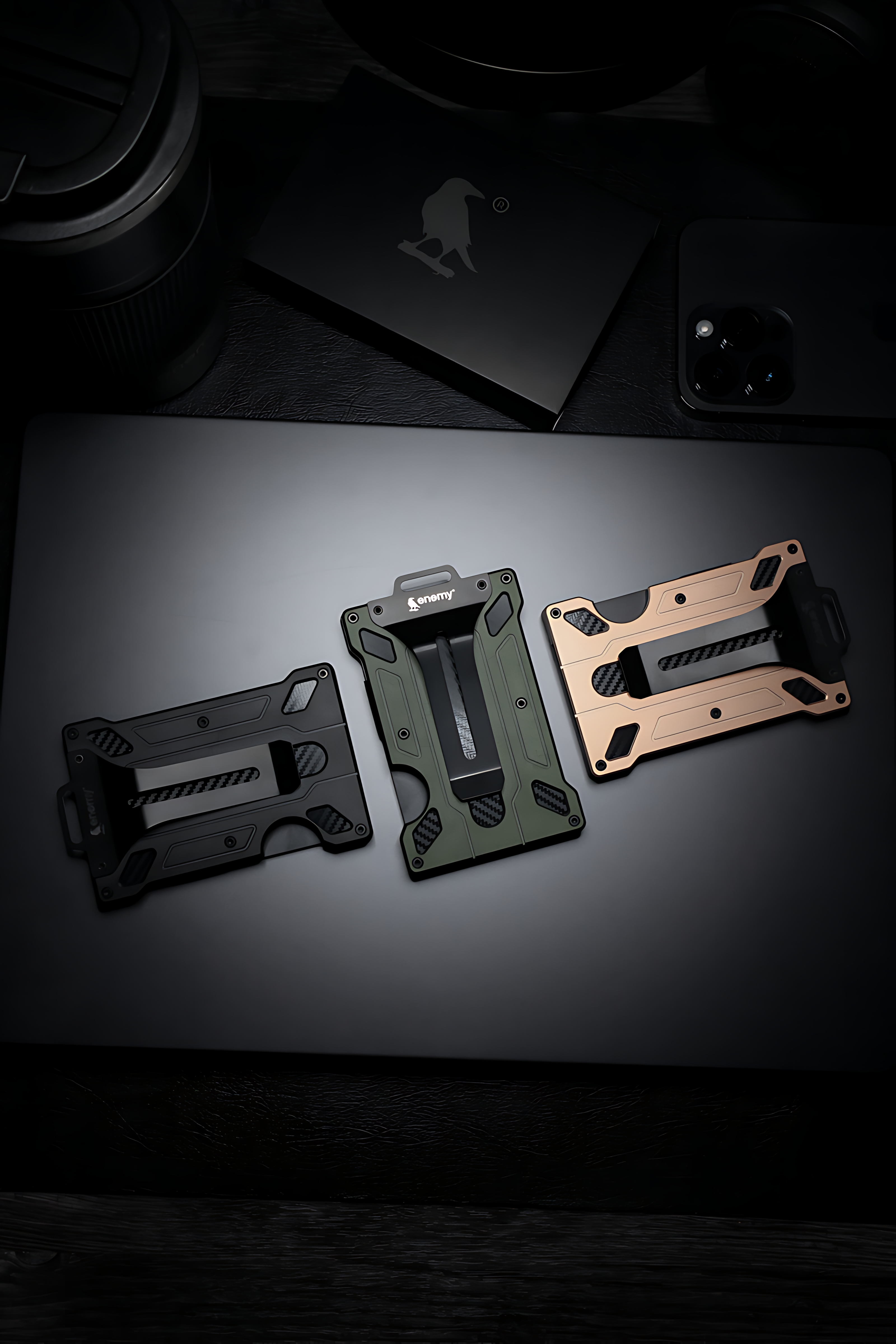 Enemy Military Green Card Holder