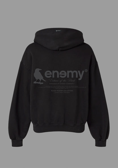 Black Feather Hoodie