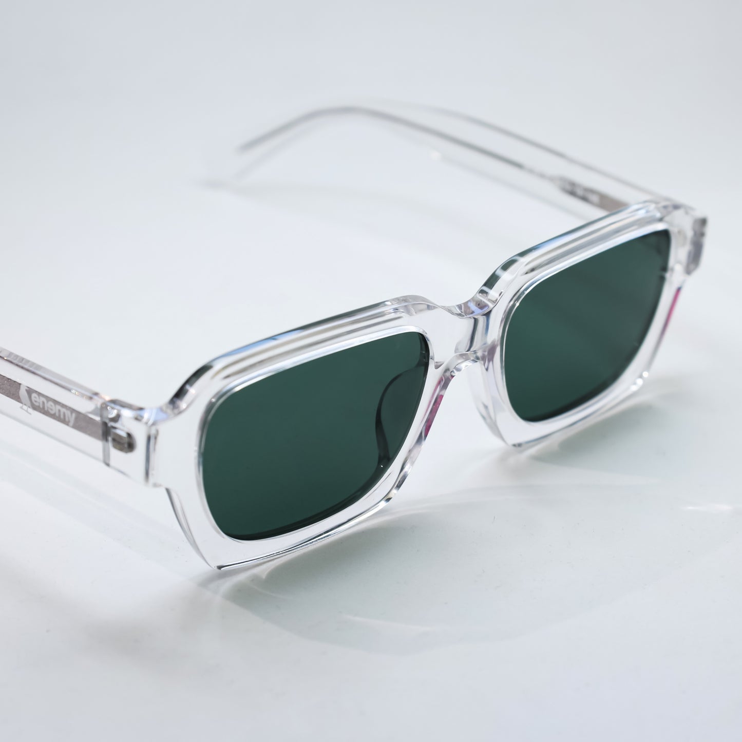 Venice Clear Green Sunglasses