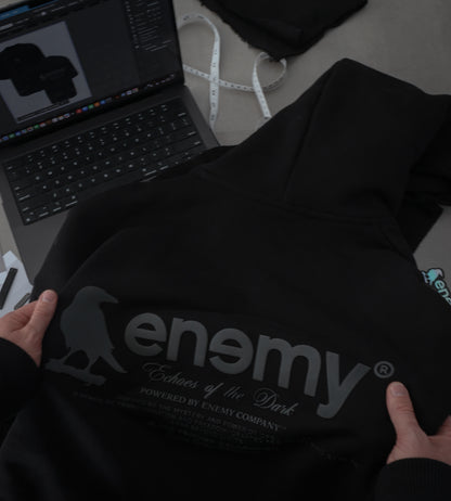 Black Feather Hoodie