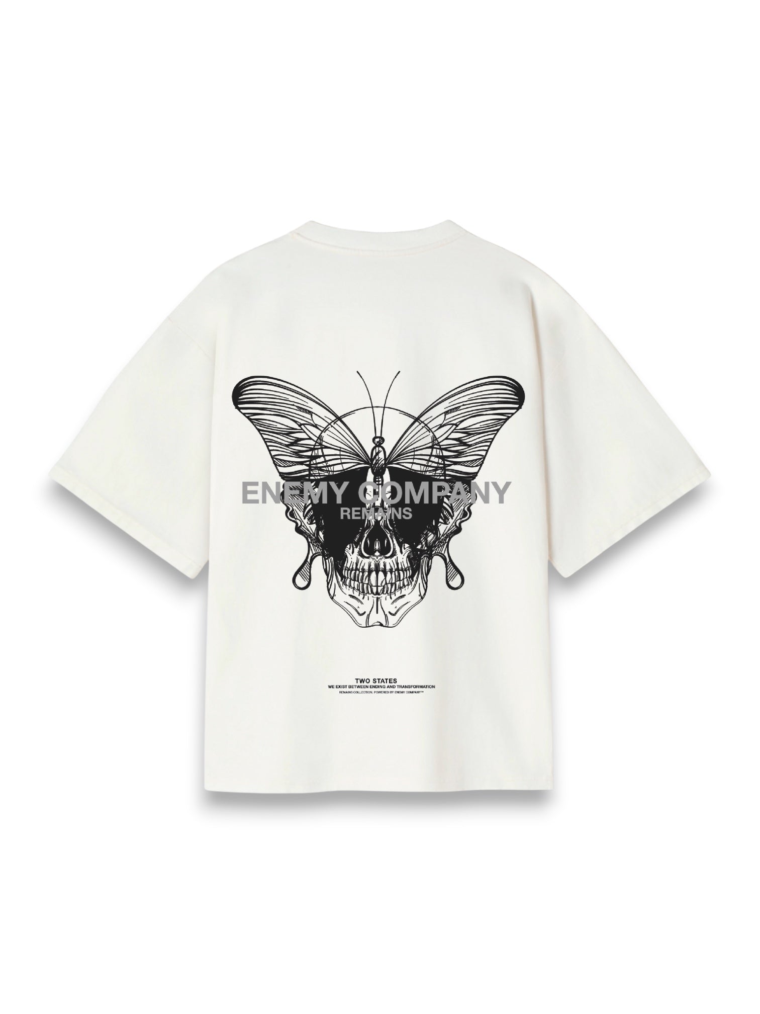Two States White Oversized T-shirt