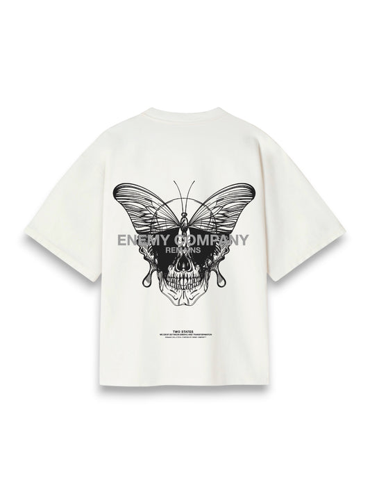 Two States White Oversized T-shirt