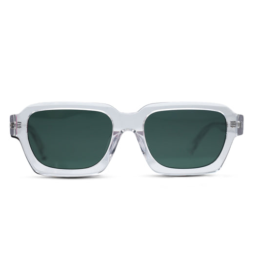 Venice Clear Green Sunglasses