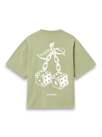 High Risk Light Green Boxy Tshirt