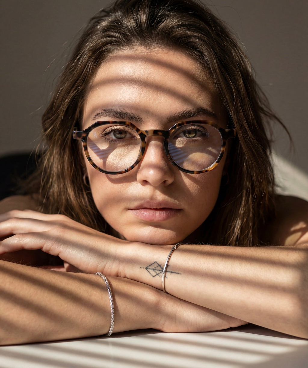 Kairo Tortoise Light Brown Screen Glasses