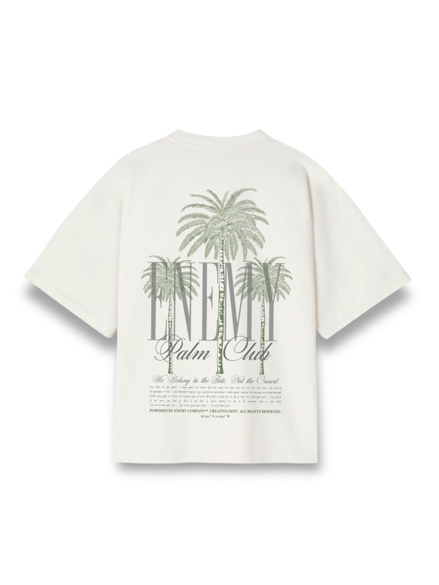 Enemy Palm Club White T-shirt