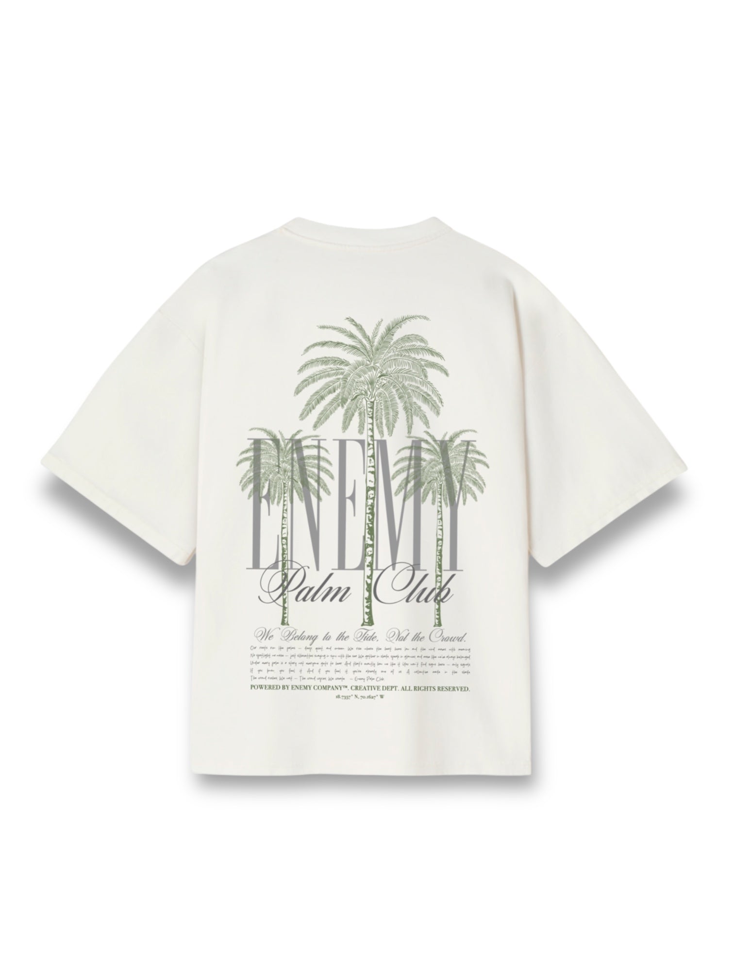 Enemy Palm Club White T-shirt