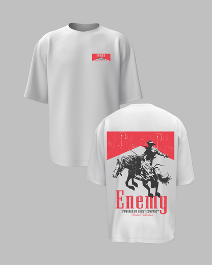 Enemy Red Rodeo White T-shirt