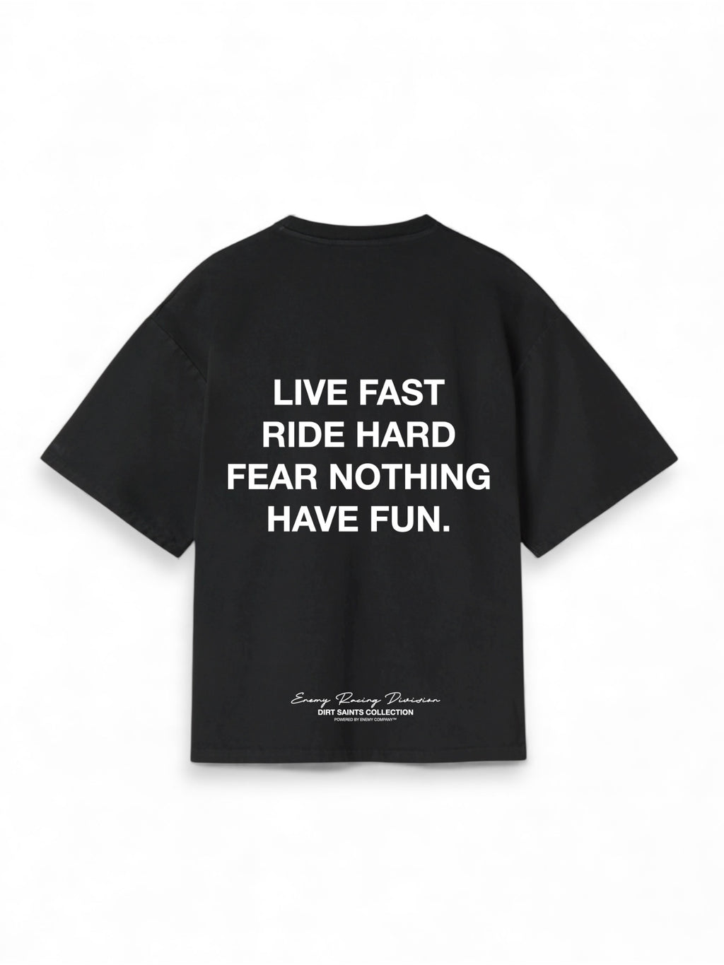 Live Fast, Ride Hard Black Tshirt