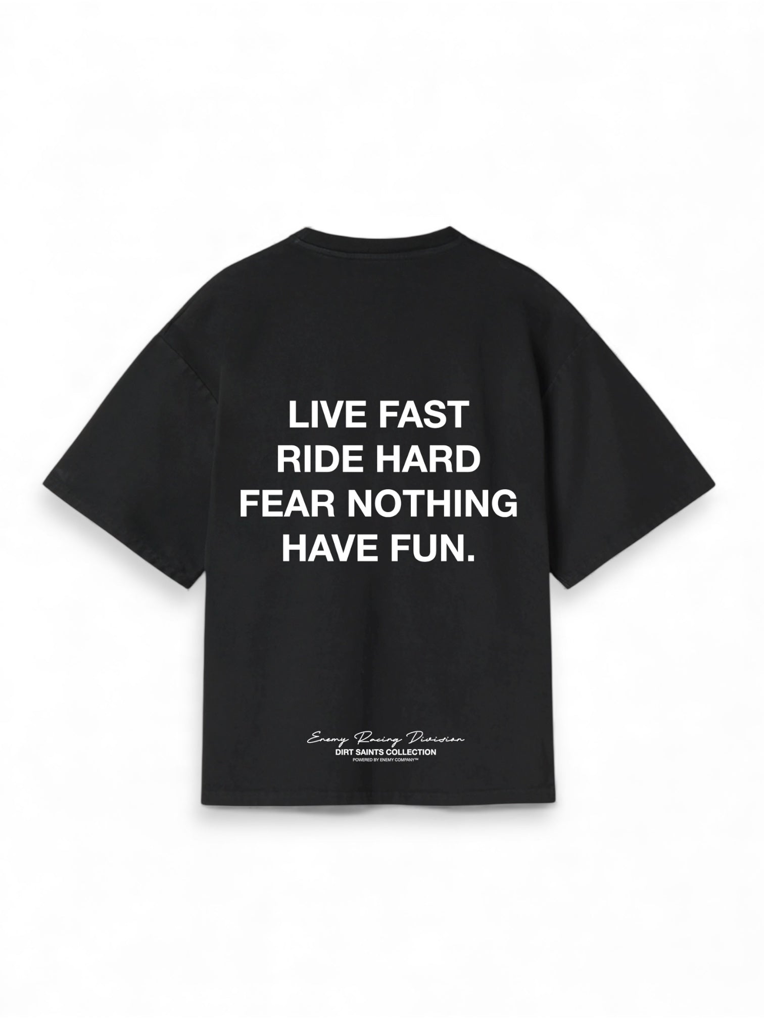 Live Fast, Ride Hard Black Tshirt