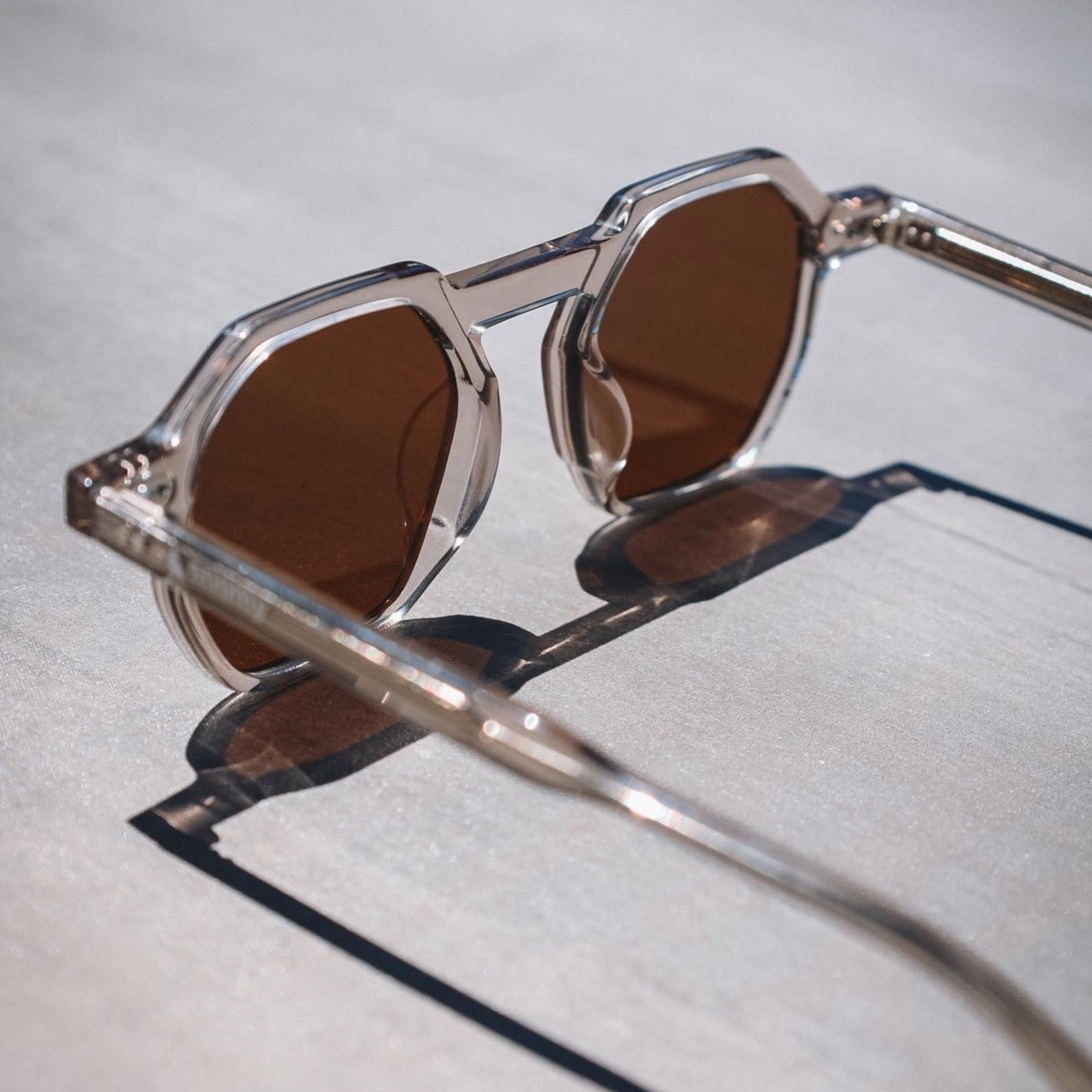 Fotter Clear Brown Sunglasses