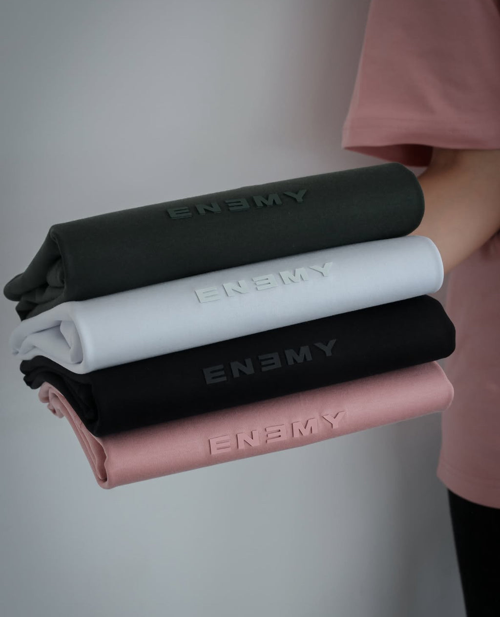 Basics Enemy Logo Pink T-shirt