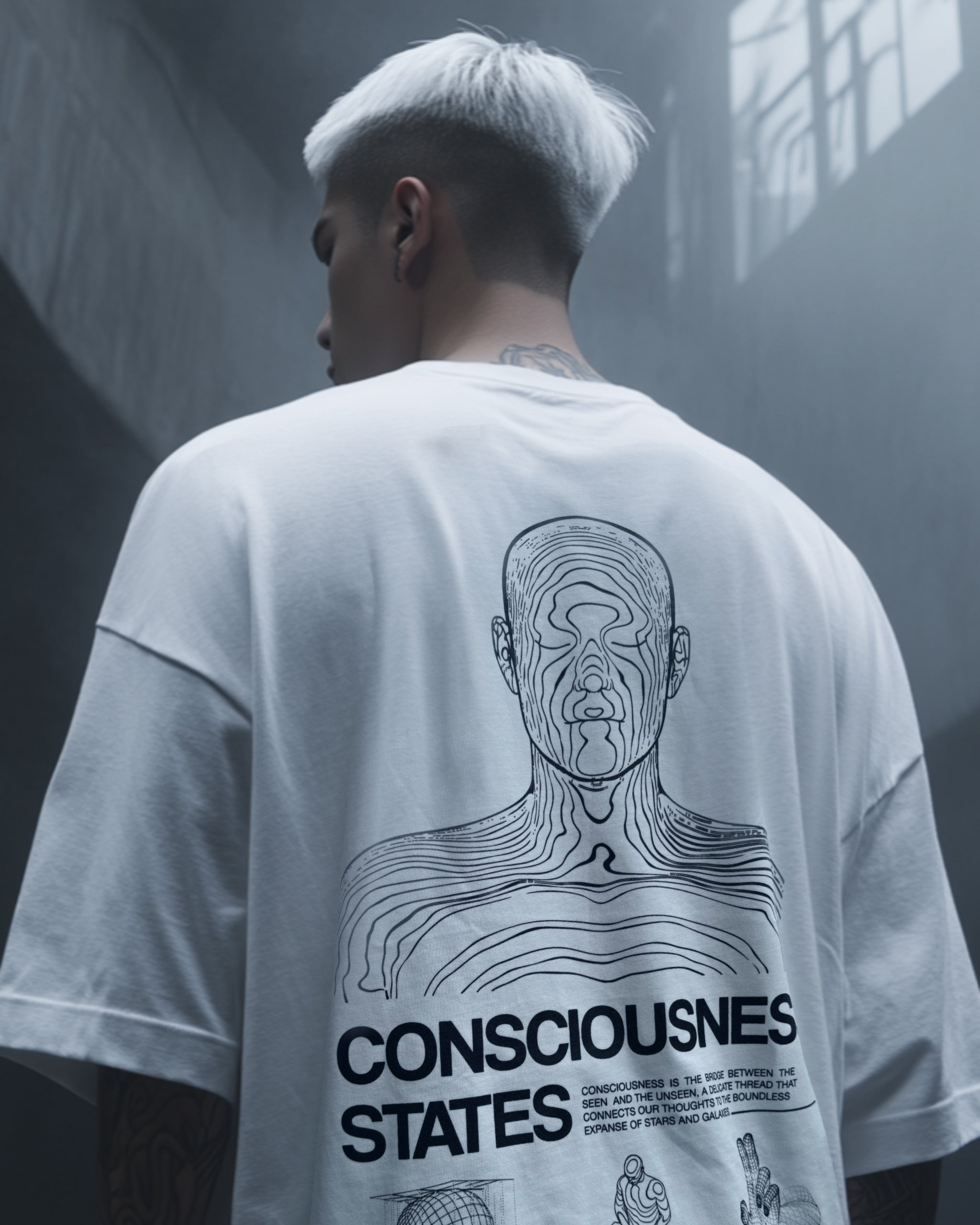 Counsciousness States White T-shirt