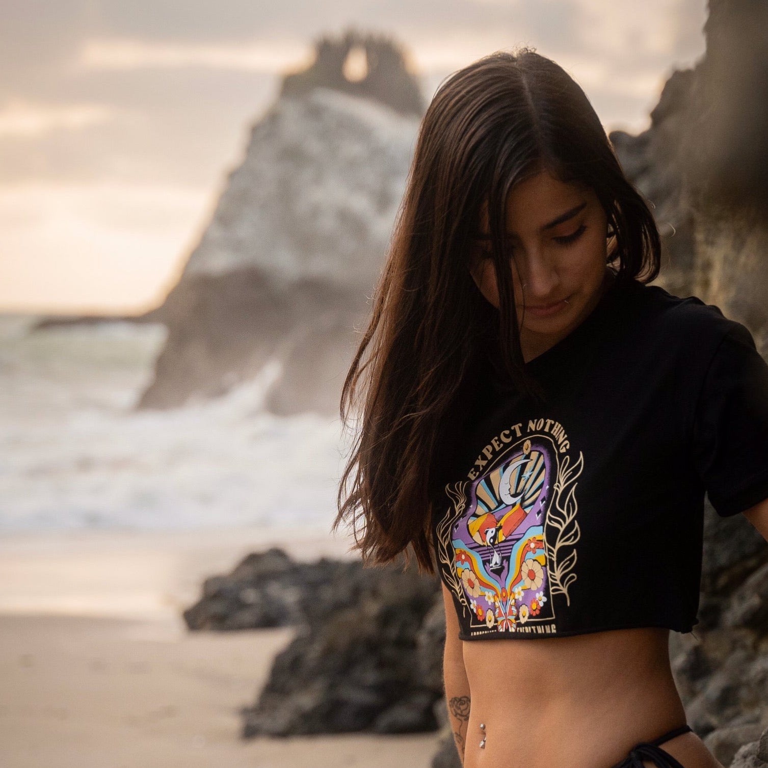 Expect Nothing Crop Top
