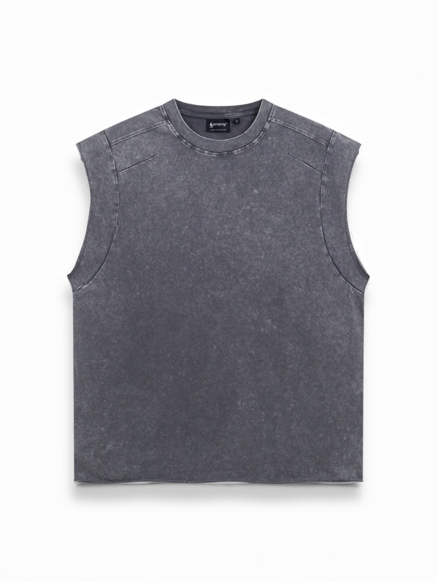 Washed Dark Gray Tank