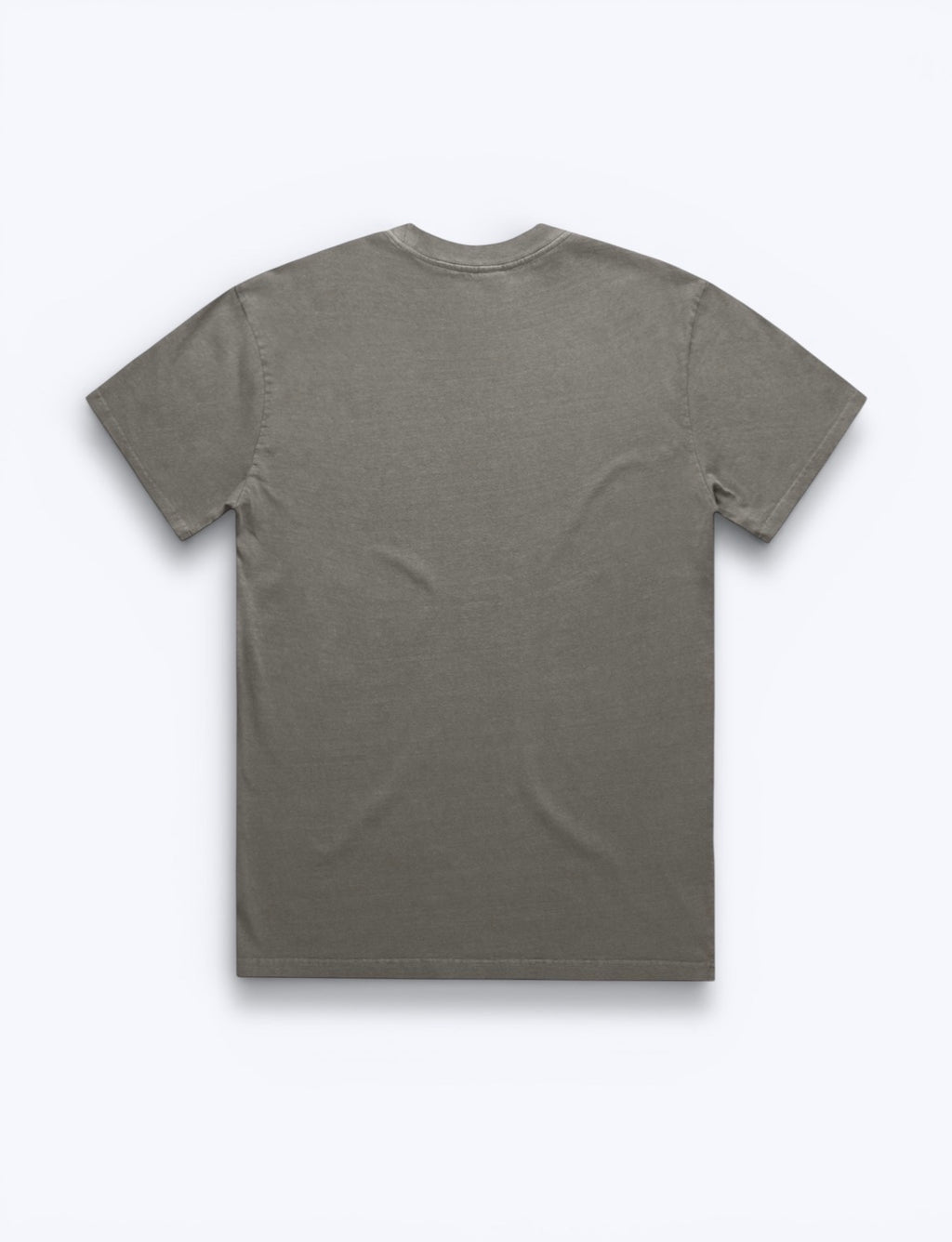 Enemy Faded Blank Brownish Gray T-shirt