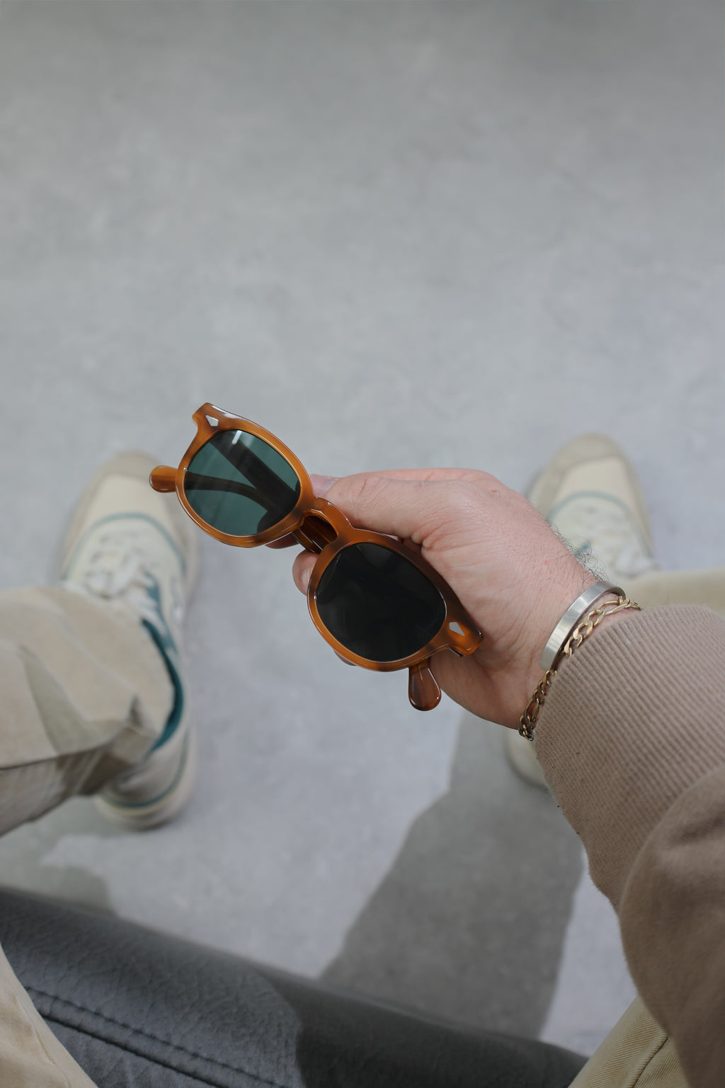 Bristol Honey Green Sunglasses