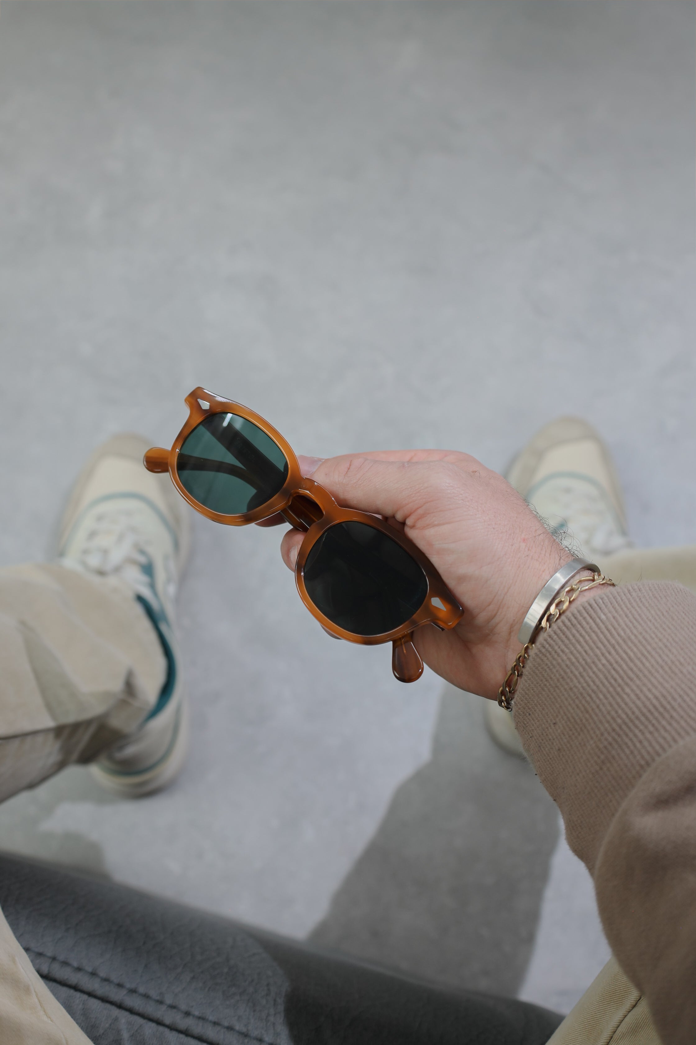 Bristol Honey Green Sunglasses