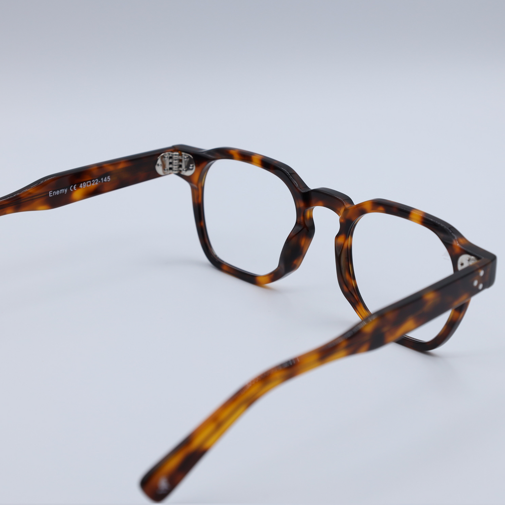 Dots Amber Tortoise Screen Glasses