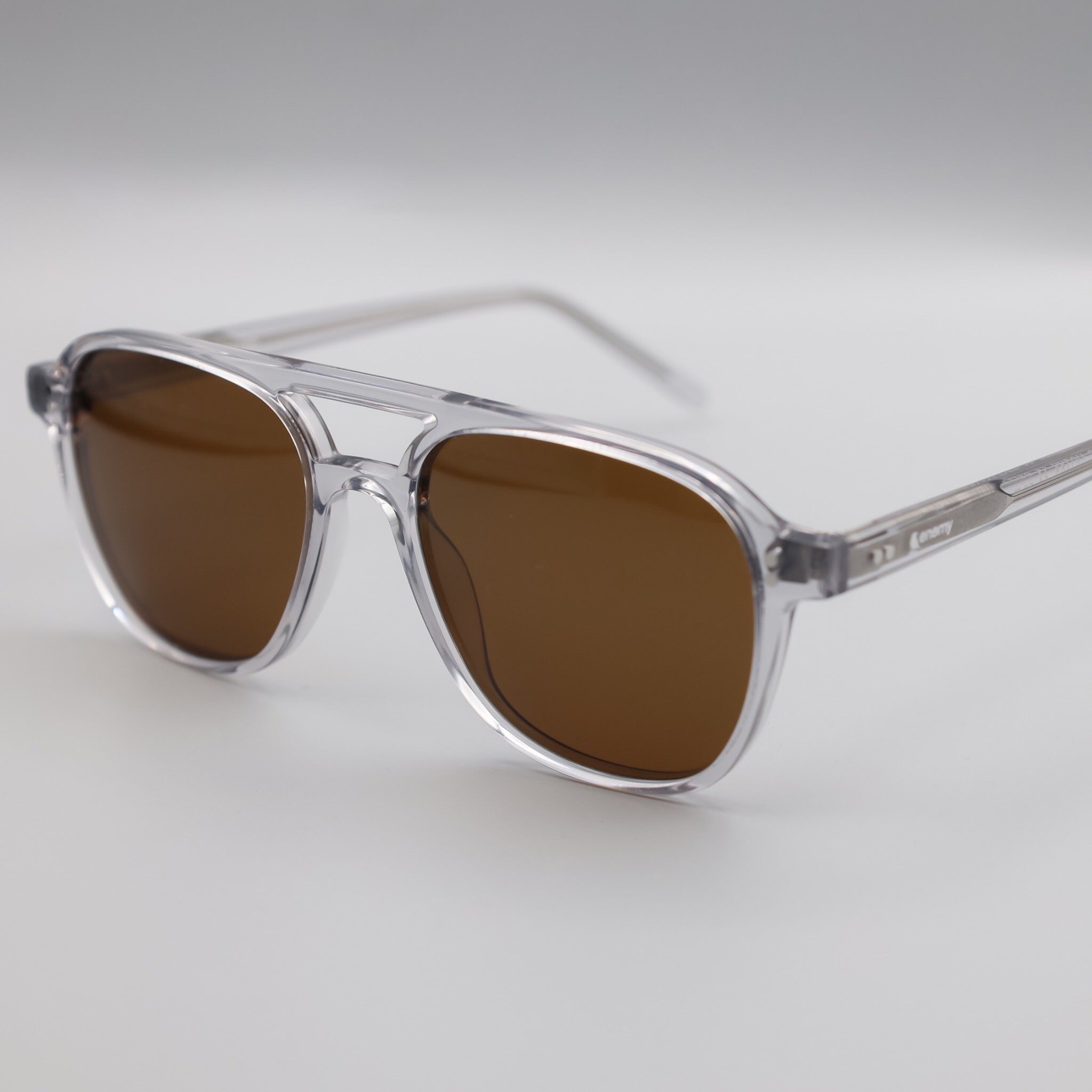 Nomad Clear Brown Sunglasses