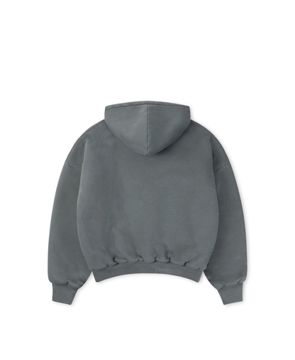 Enemy Washed Gray Hoodie