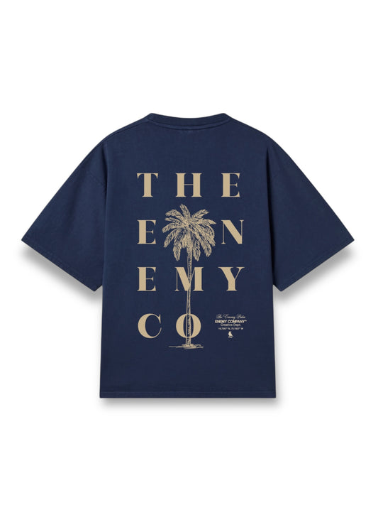 The Enemy Palm Navy Blue T-shirt