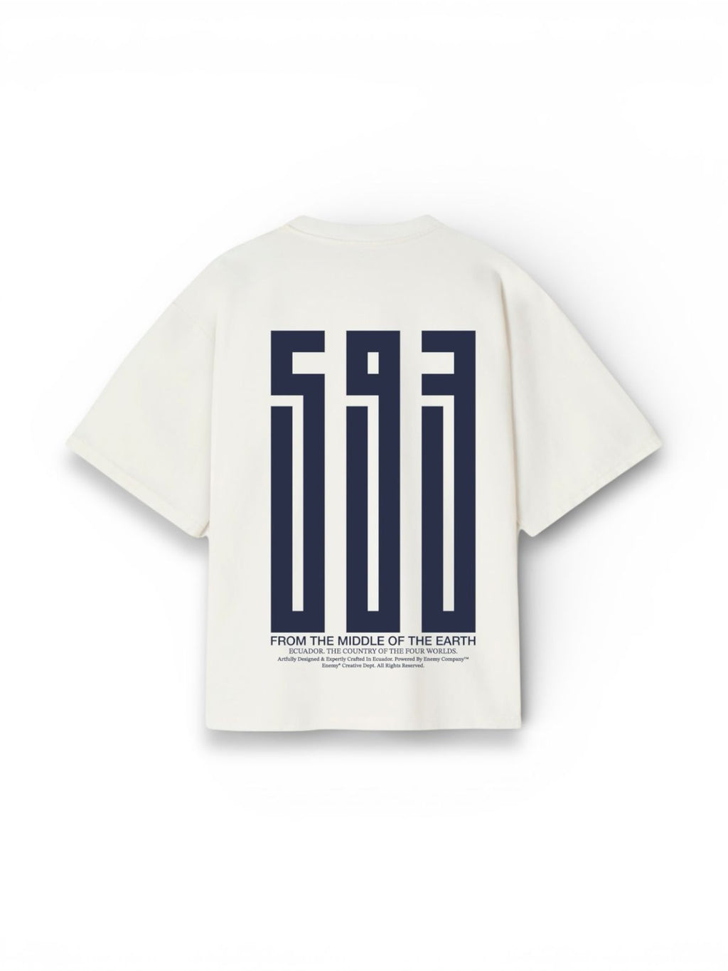 593 Labyrinth White Tshirt