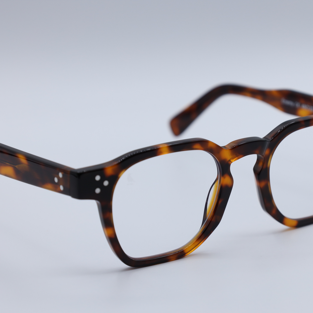 Dots Amber Tortoise Screen Glasses