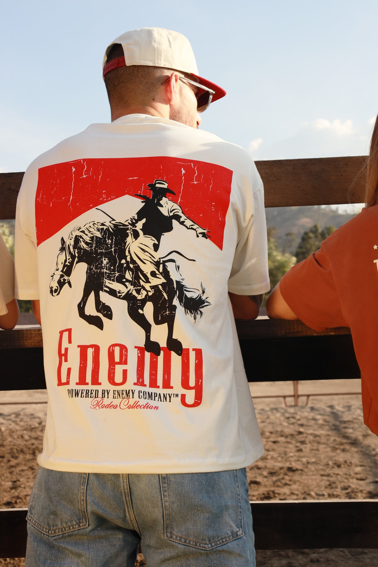 Enemy Red Rodeo White T-shirt