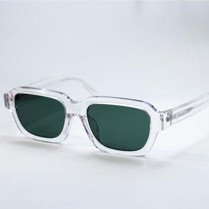 Venice Clear Green Sunglasses