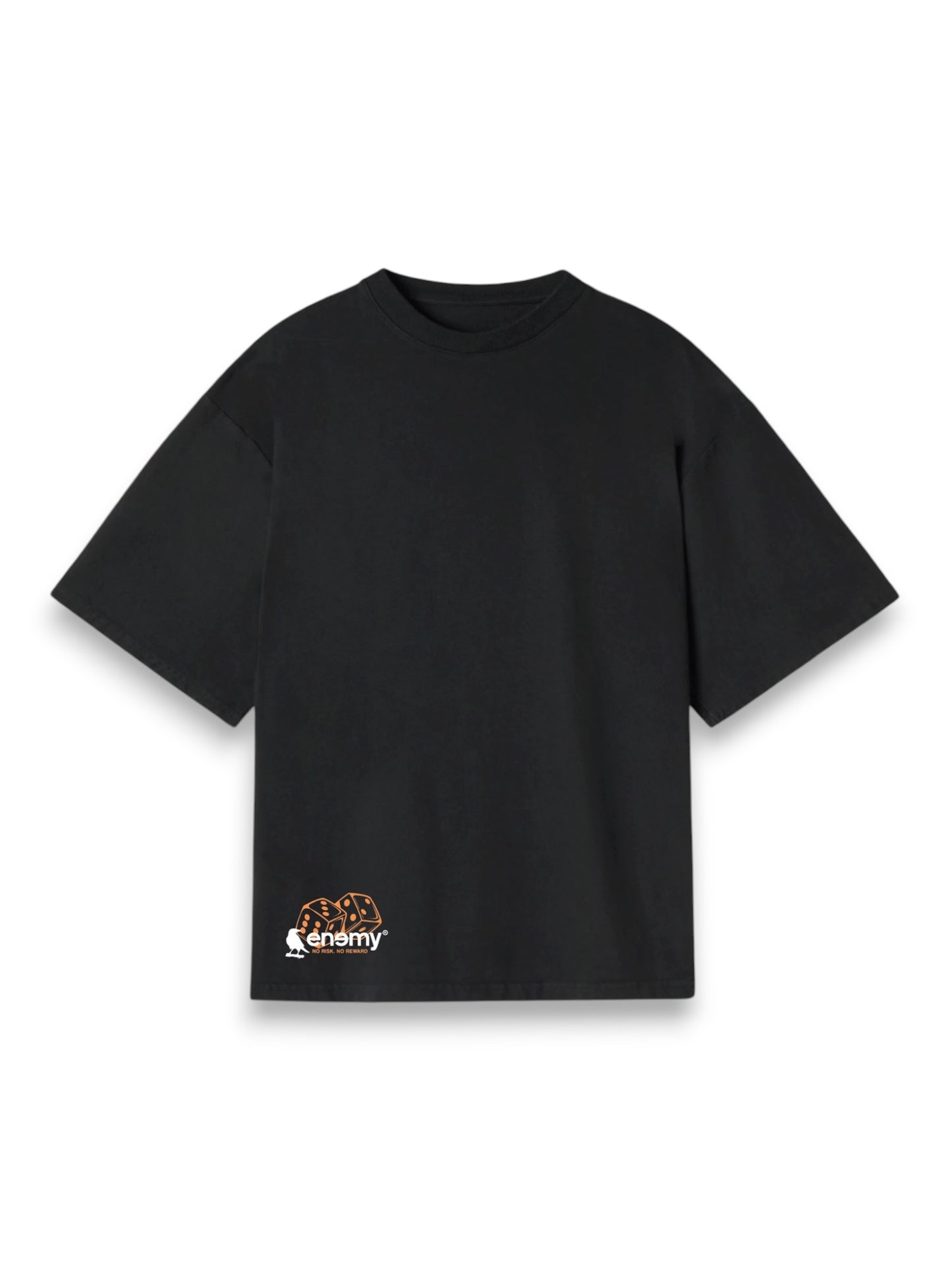 High Risk Black Boxy Tshirt