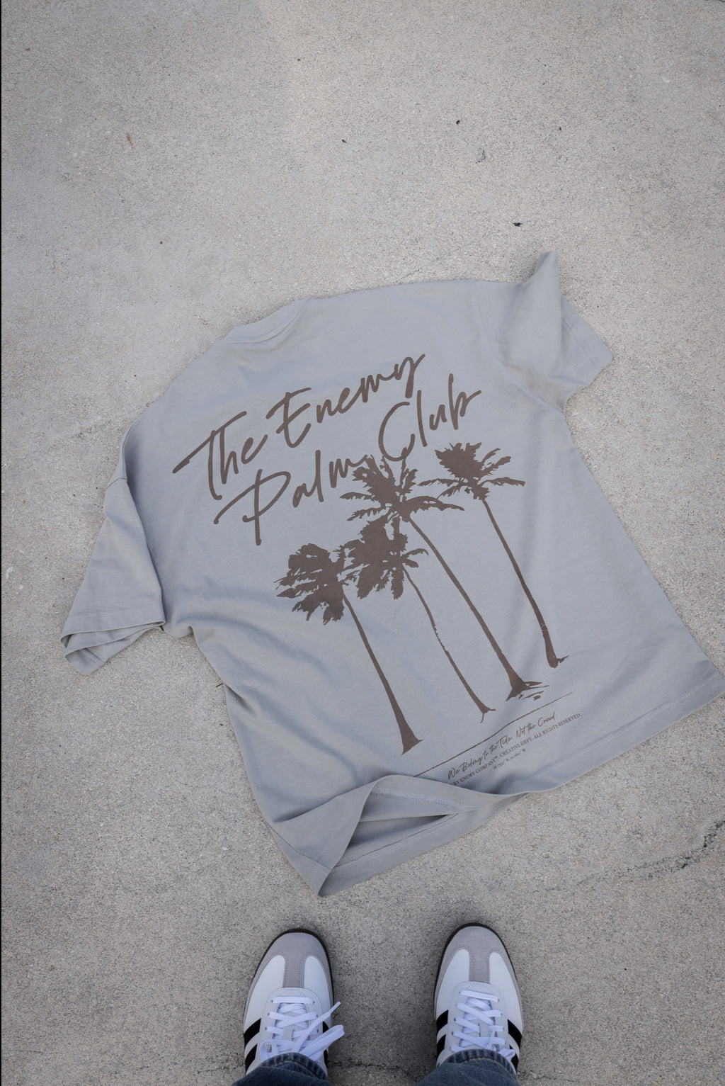 Enemy Palm Club Gray T-shirt