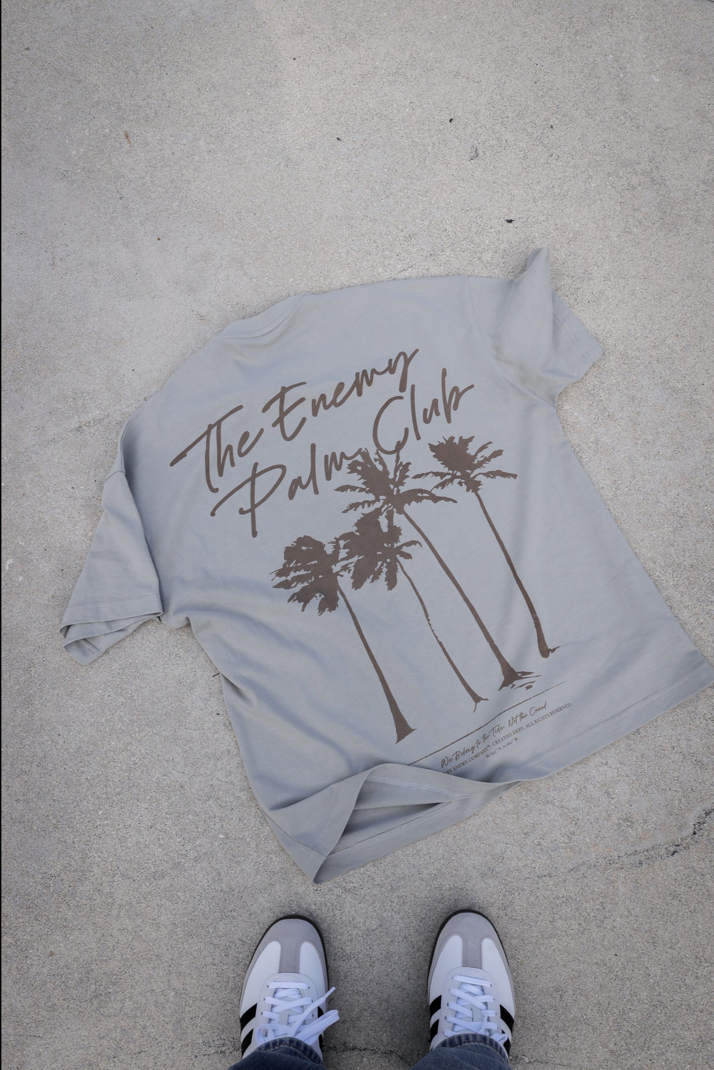 Enemy Palm Club Gray T-shirt
