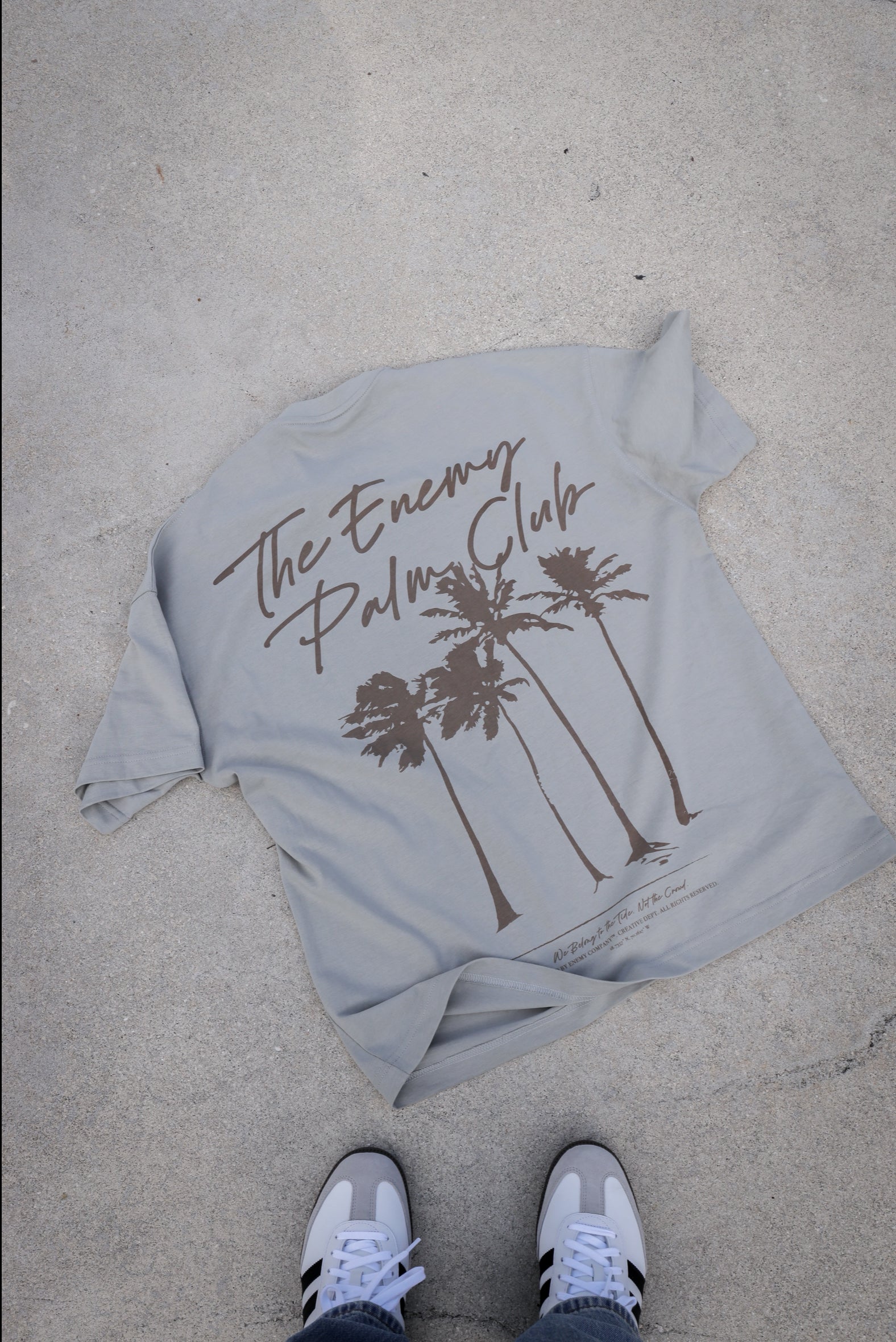 Enemy Palm Club Gray T-shirt