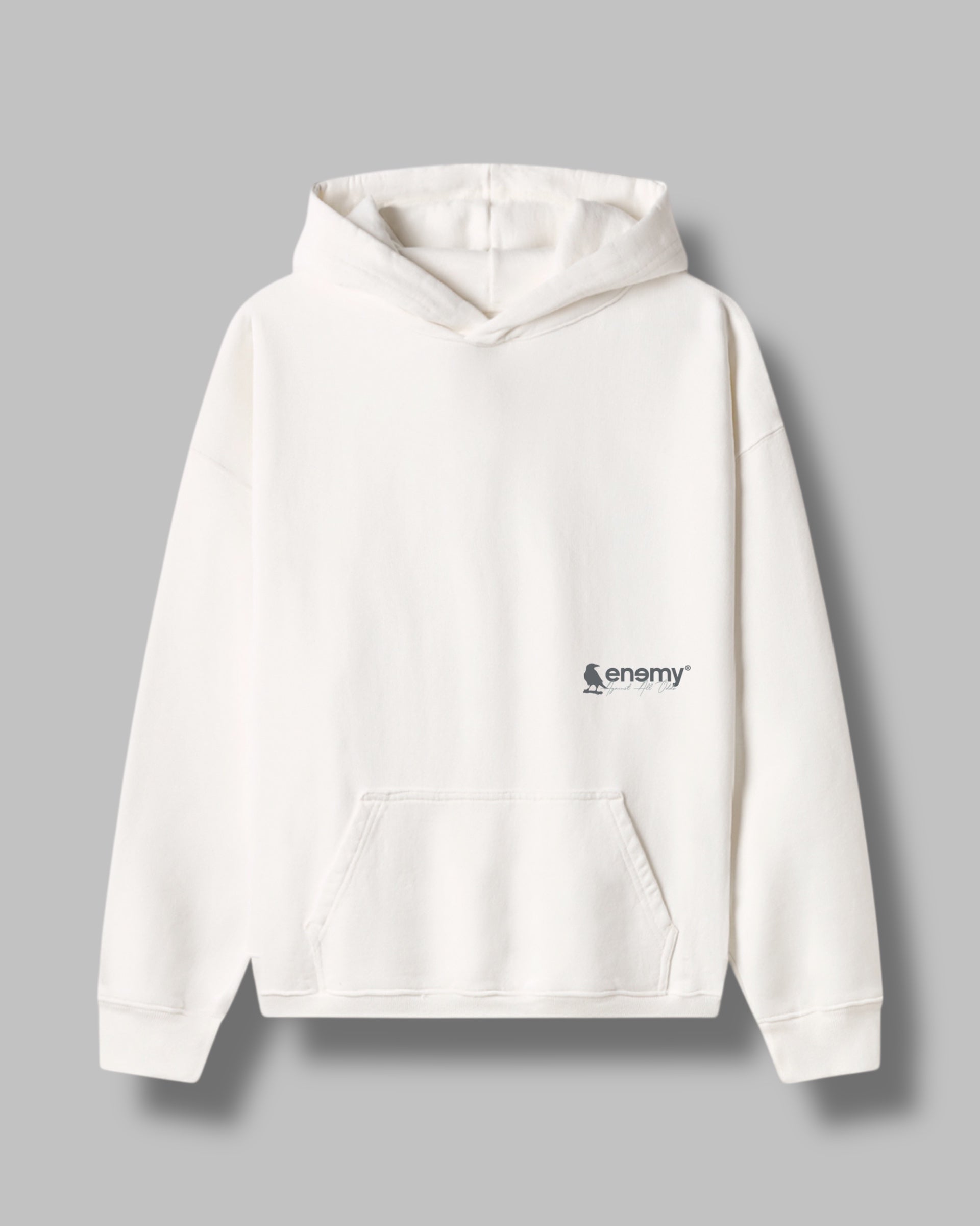 Against All Odds White Hoodie