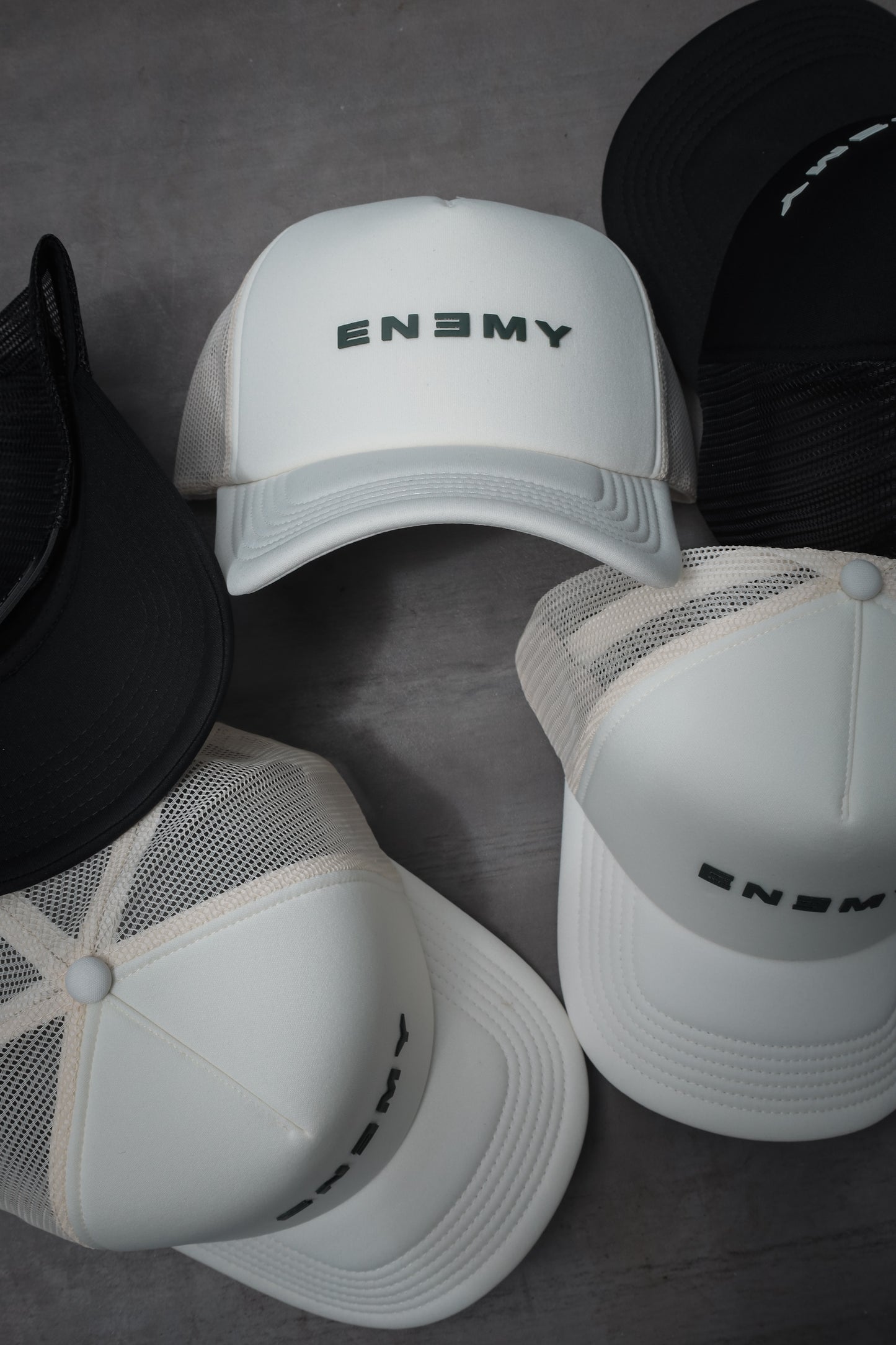 Enemy Foam Trucker White Cap